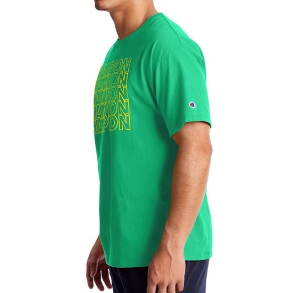 Champion | Classic Jersey Tee Repeating Block Logo - Picture 2 of 6
